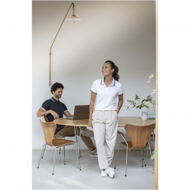 Logotrade business gift image of: Amarago short sleeve women's tipping polo