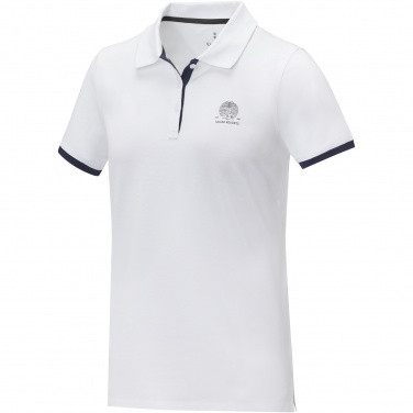 Logo trade promotional gifts picture of: Morgan short sleeve women's duotone polo