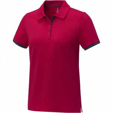 Logo trade promotional item photo of: Morgan short sleeve women's duotone polo