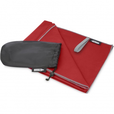 Logo trade promotional items image of: Pieter recycled PET ultra lightweight and quick dry towel 130 x 80 cm