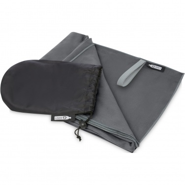 Logo trade promotional merchandise photo of: Pieter recycled PET ultra lightweight and quick dry towel 130 x 80 cm