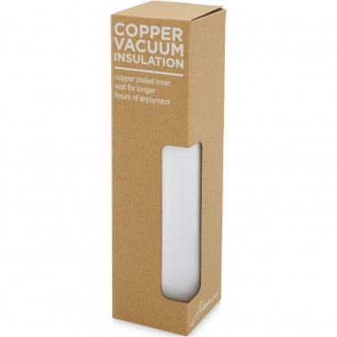 Logotrade promotional giveaway image of: Marka 600 ml copper vacuum insulated bottle with metal loop