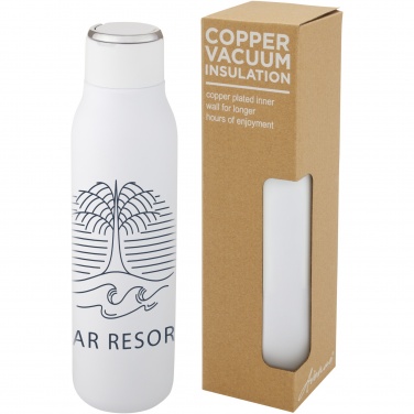 Logo trade promotional items picture of: Marka 600 ml copper vacuum insulated bottle with metal loop