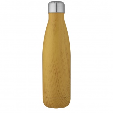 Logotrade promotional items photo of: Cove 500 ml vacuum insulated stainless steel bottle with wood print