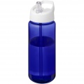 H2O Active® Octave Tritan™ 600 ml spout lid sport bottle, Blue / White