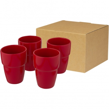 Logotrade promotional merchandise image of: Staki 4-piece 280 ml stackable mug gift set