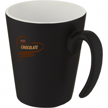 Logo trade promotional gifts picture of: Oli 360 ml ceramic mug with handle