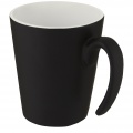 Oli 360 ml ceramic mug with handle, White / Solid black