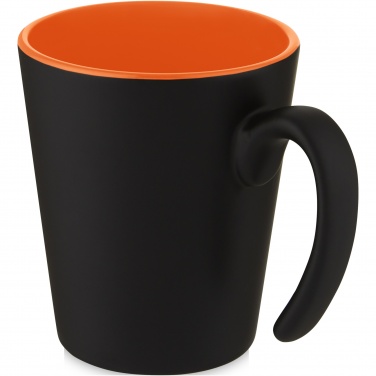 Logo trade business gift photo of: Oli 360 ml ceramic mug with handle