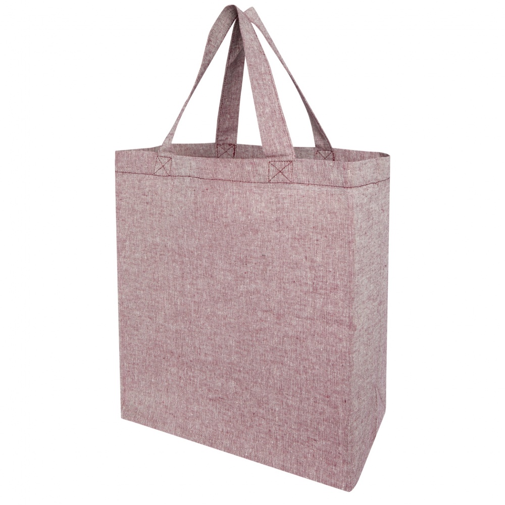 Logotrade corporate gift picture of: Pheebs 150 g/m² recycled gusset tote bag 13L