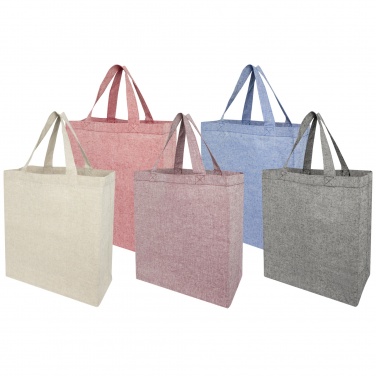 Logotrade business gift image of: Pheebs 150 g/m² recycled gusset tote bag 13L