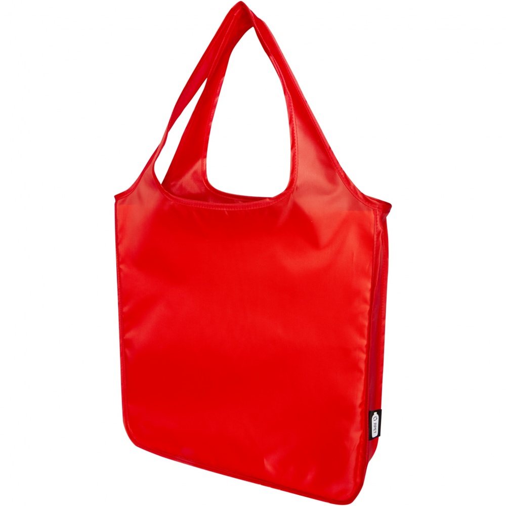 Logo trade corporate gift photo of: Ash RPET large foldable tote bag 14L