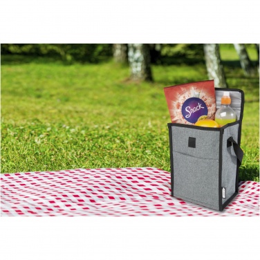 Logo trade promotional merchandise photo of: Reclaim 4-can GRS RPET cooler bag 5L