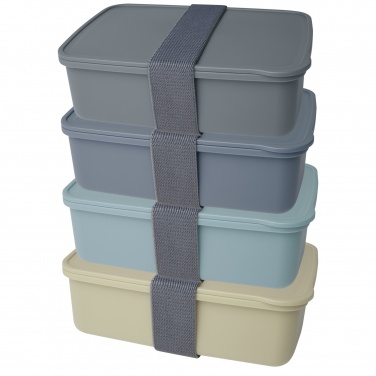 Logo trade corporate gifts image of: Dovi recycled plastic lunch box