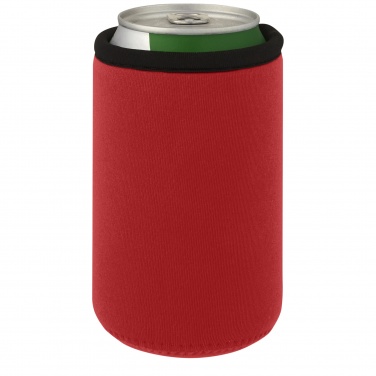 Logo trade promotional giveaway photo of: Vrie recycled neoprene can sleeve holder