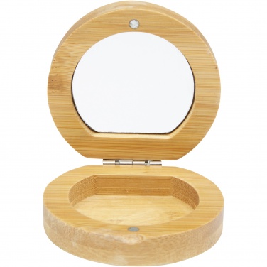 Logotrade advertising product picture of: Afrodit bamboo pocket mirror