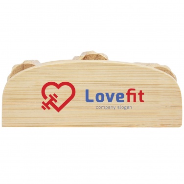 Logo trade corporate gifts image of: Venis bamboo foot massager