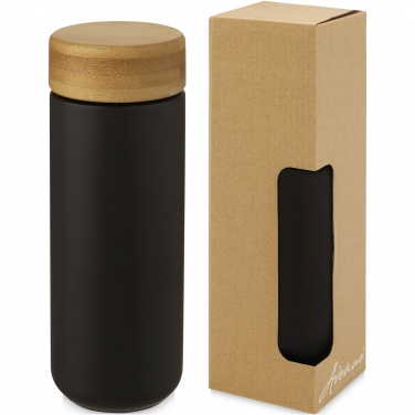 Logo trade promotional giveaway photo of: Lumi 300 ml ceramic tumbler with bamboo lid