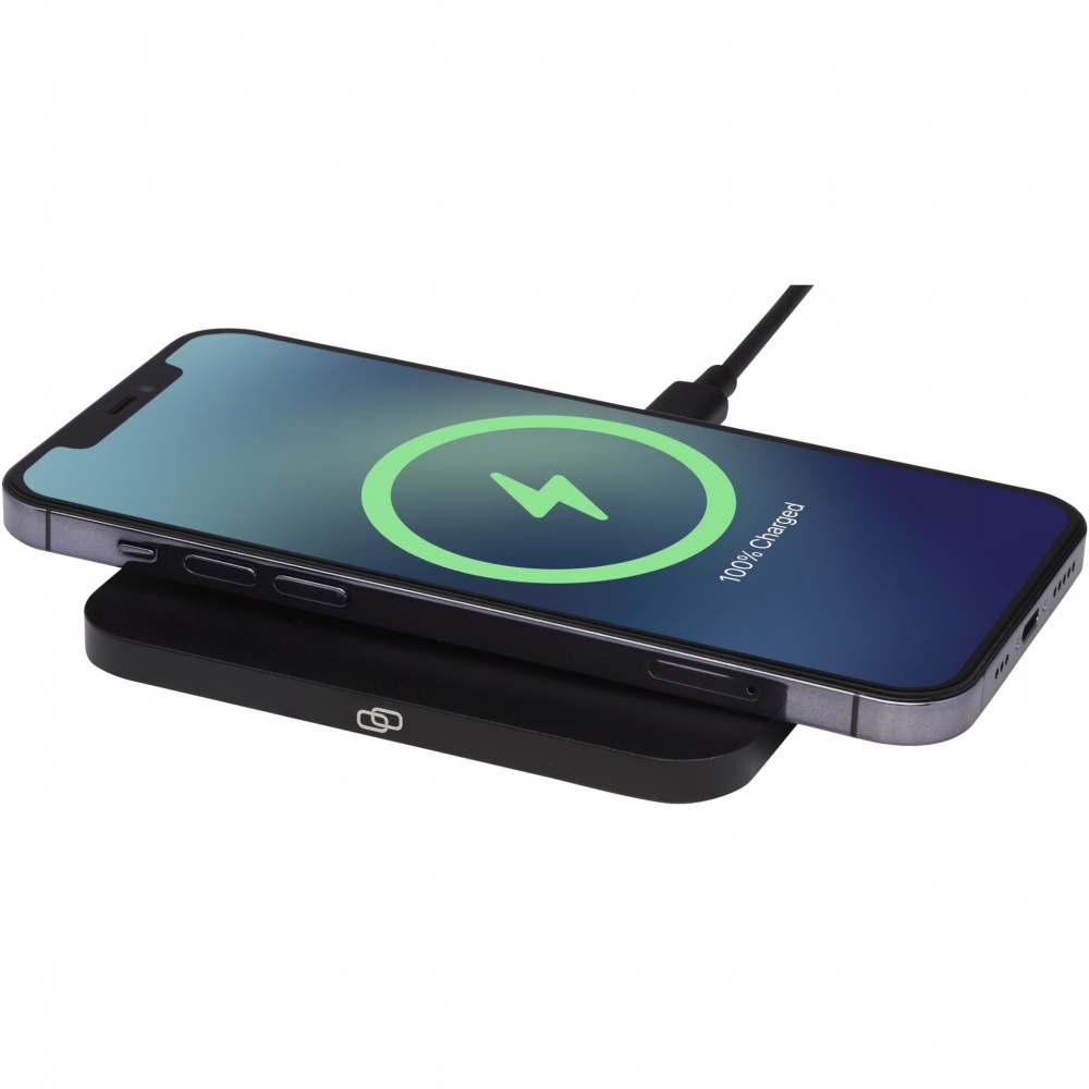 Logo trade promotional products image of: Hybrid 15W premium wireless charging pad