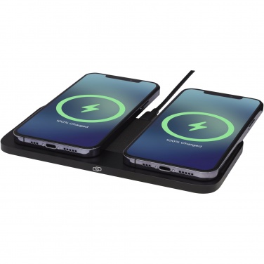 Logotrade promotional giveaway image of: Hybrid 15W premium dual wireless charging pad