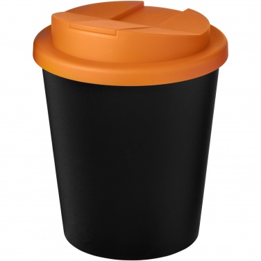 Logo trade promotional gifts image of: Americano® Espresso Eco 250 ml recycled tumbler with spill-proof lid