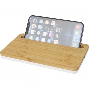Logo trade corporate gift photo of: Medake 10W bamboo wireless charger