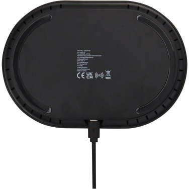 Logo trade promotional products picture of: Ray wireless charging pad with RGB mood light