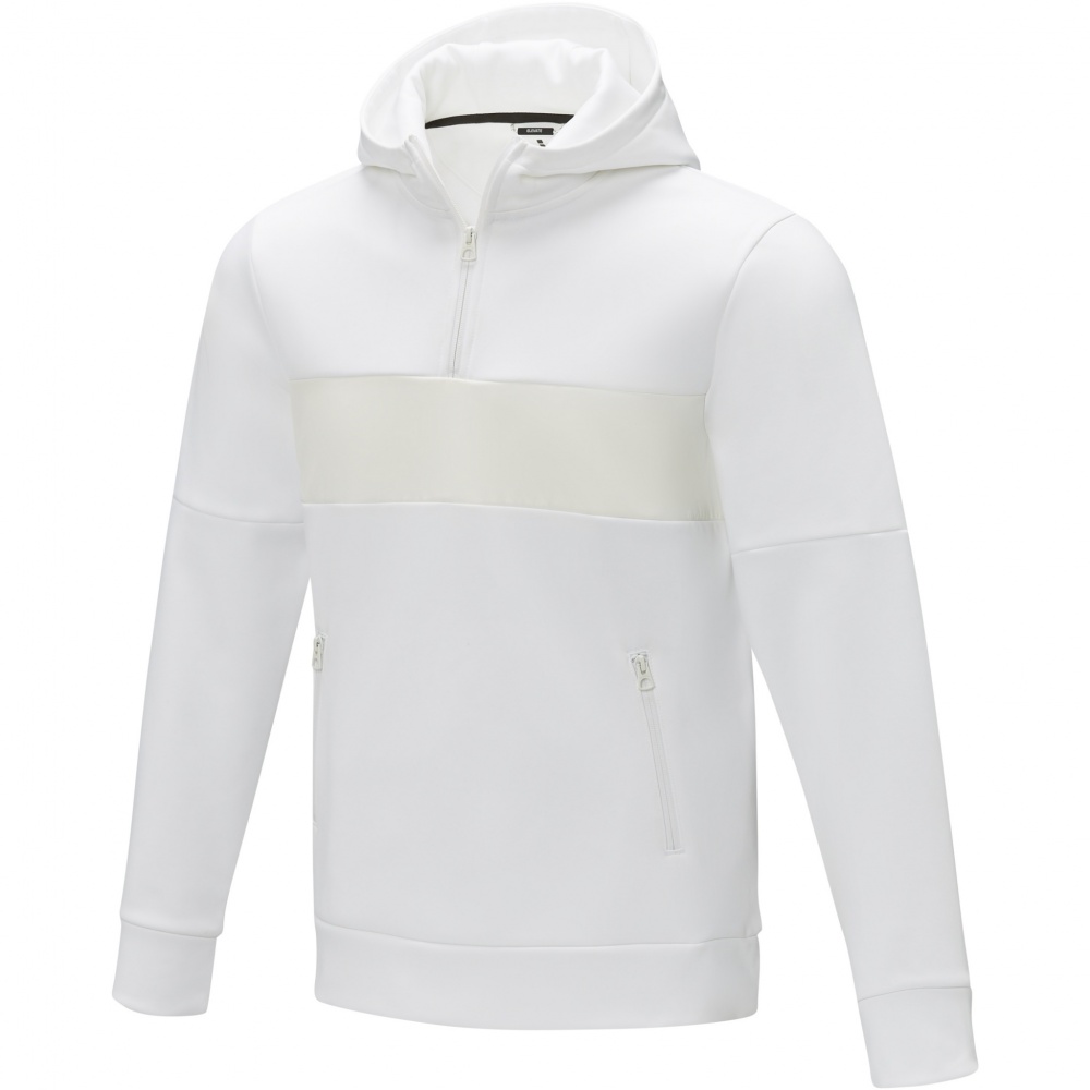 Logotrade promotional item image of: Sayan men's half zip anorak hooded sweater