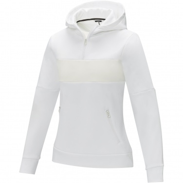 Logo trade advertising products picture of: Sayan women's half zip anorak hooded sweater