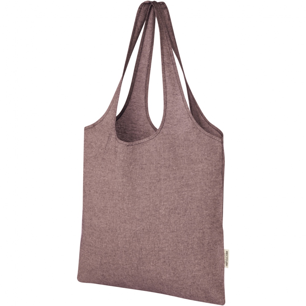 Logotrade promotional merchandise photo of: Pheebs 150 g/m² recycled cotton trendy tote bag 7L