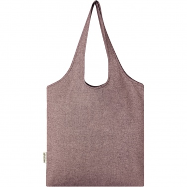 Logo trade promotional items picture of: Pheebs 150 g/m² recycled cotton trendy tote bag 7L