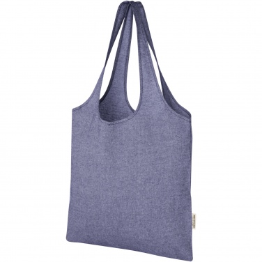 Logo trade promotional gift photo of: Pheebs 150 g/m² recycled cotton trendy tote bag 7L