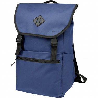 Logo trade promotional giveaway photo of: REPREVE® Our Ocean™ 15" GRS RPET laptop backpack 19L