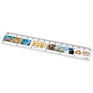 Logo trade promotional product photo of: Refari 15 cm recycled plastic ruler