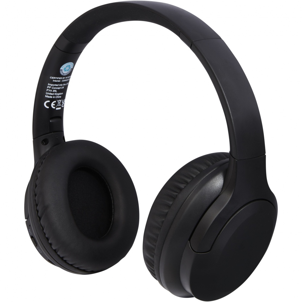 Logo trade advertising products image of: Loop recycled plastic Bluetooth® headphones