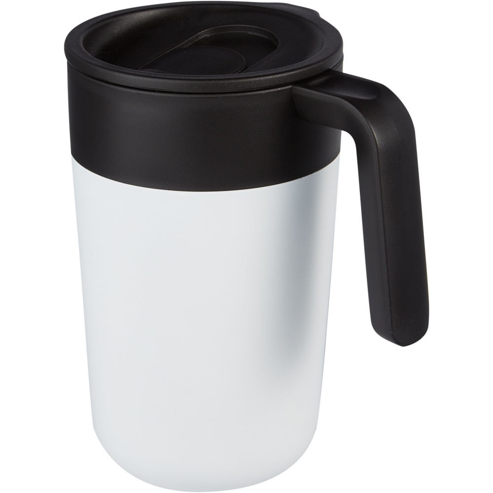 Logo trade promotional items picture of: Nordia 400 ml double-wall recycled mug