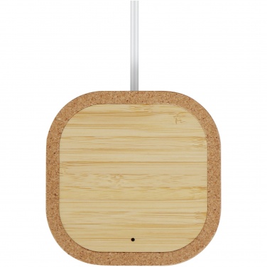 Logotrade business gift image of: Cerris 15W cork wireless charging pad