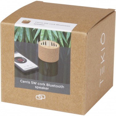 Logotrade promotional product picture of: Cerris 5W cork Bluetooth® speaker