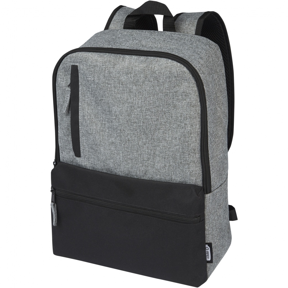Logotrade promotional product image of: Reclaim 15" GRS recycled two-tone laptop backpack 14L