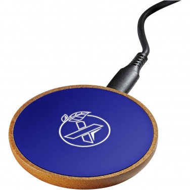 Logotrade corporate gift image of: SCX.design W13 10W wooden wireless charging station