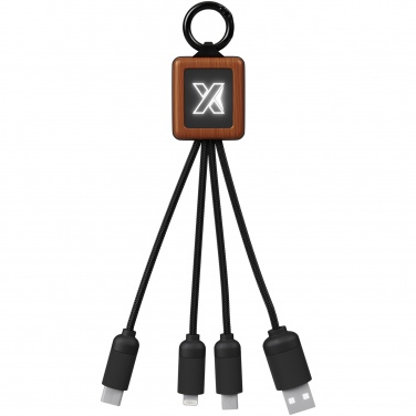 Logotrade promotional item image of: SCX.design C19 wooden easy to use cable