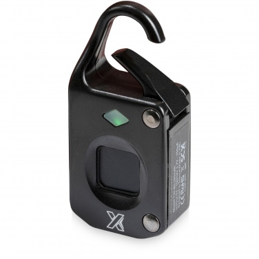 Logo trade business gifts image of: SCX.design T10 fingerprint padlock