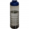 H2O Active® Eco Treble 750 ml flip lid sport bottle, Charcoal / Blue