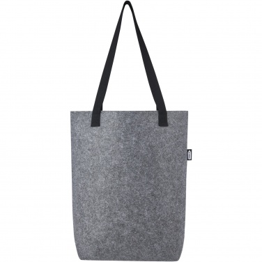 Logotrade promotional gift image of: Felta GRS recycled felt tote bag with wide bottom 12L