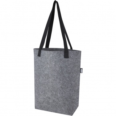 Logo trade promotional item photo of: Felta GRS recycled felt tote bag with wide bottom 12L