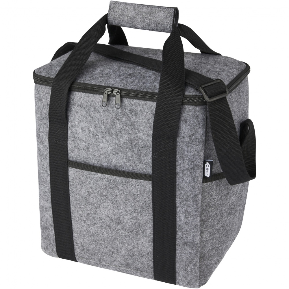 Logo trade promotional giveaway photo of: Felta GRS recycled felt bottle cooler bag 21L