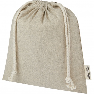 Logo trade corporate gifts image of: Pheebs 150 g/m² GRS recycled cotton gift bag medium 1.5L