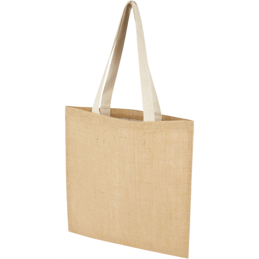 Logotrade promotional gift image of: Juta 300 g/m² jute tote bag 7L