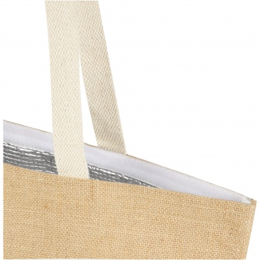 Logo trade advertising product photo of: Juta 300 g/m² jute cooler tote bag 12L