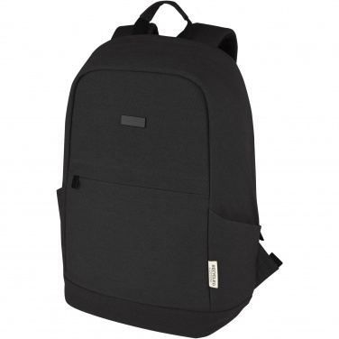 Logotrade promotional item picture of: Joey 15.6" GRS recycled canvas anti-theft laptop backpack 18L